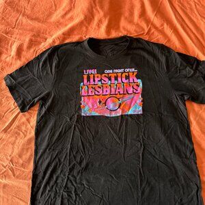 brandi carlile gjww lipstick lesbians tshirt black xl girls just wanna weekend